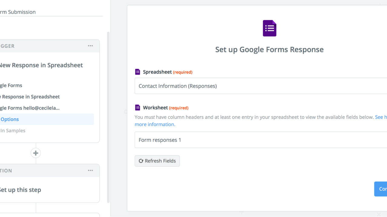 Use the 80+ integrations or take advantage of Zapier