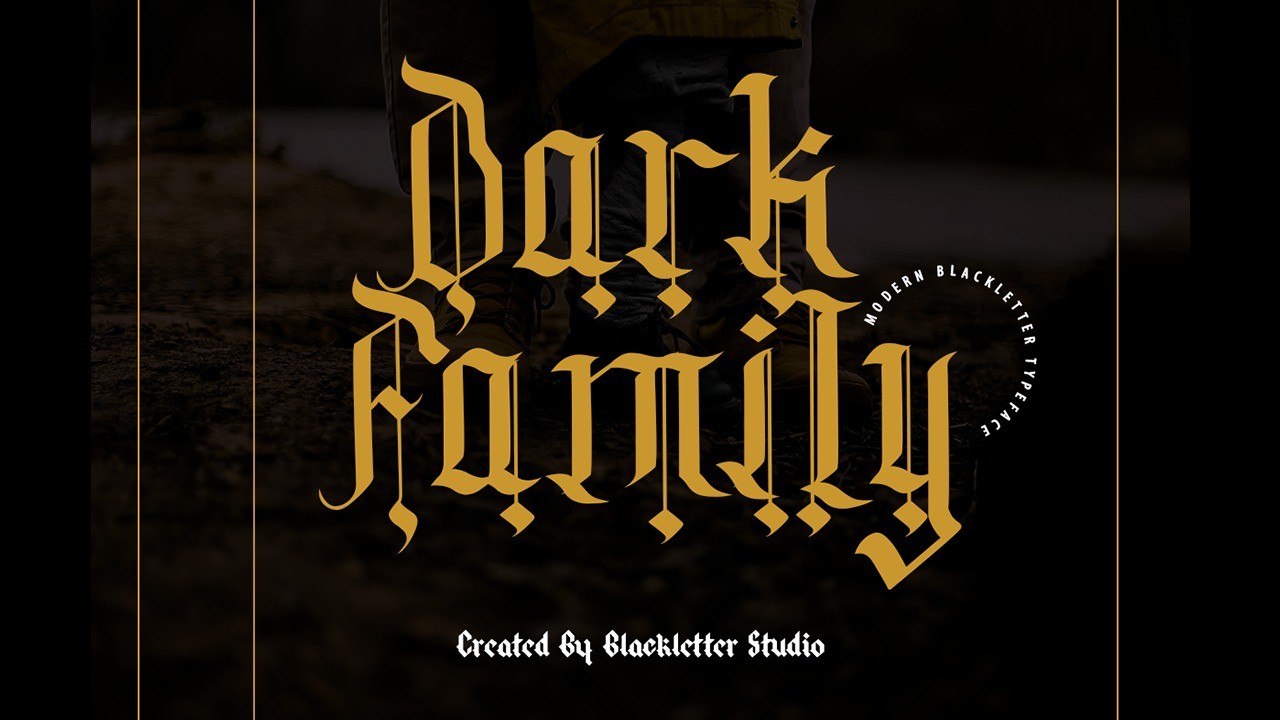 AppSumo Deal for Font: Dark Family