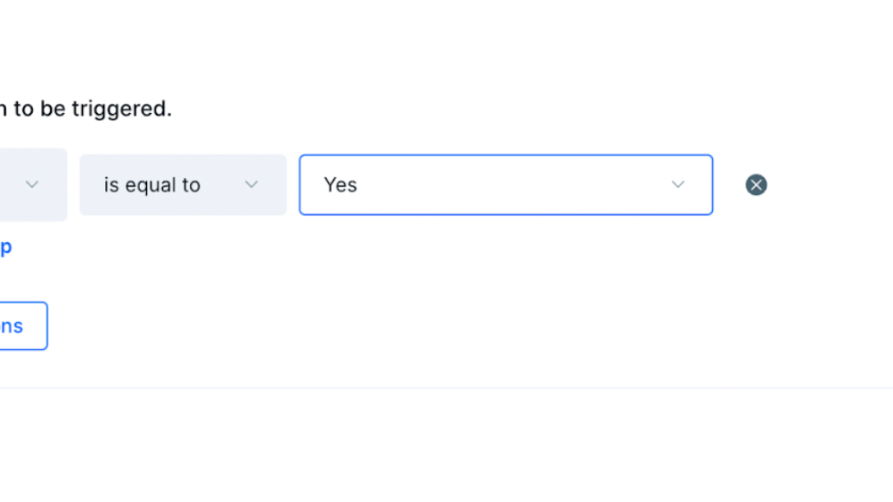 Add conditions