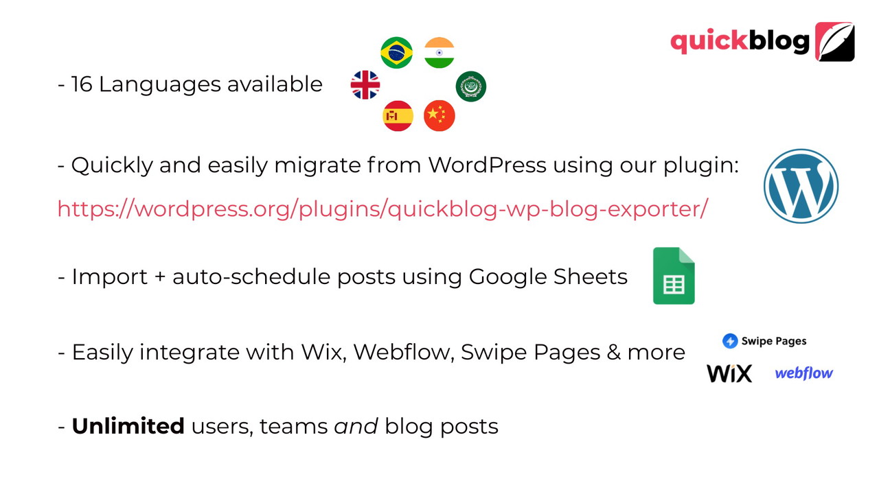 Quickblog - Embedded SEO Blog
