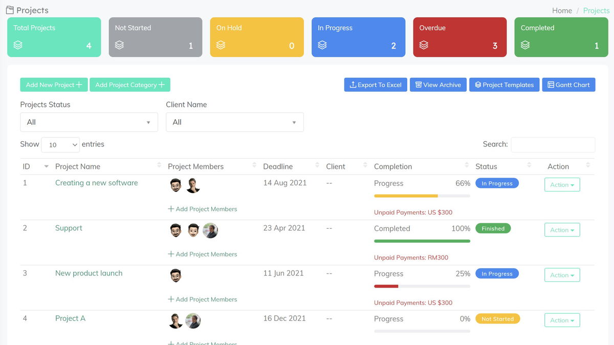 Project Management Software