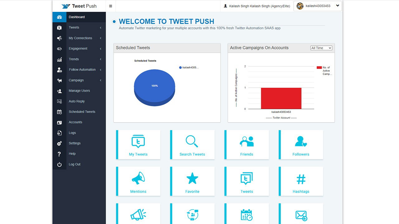 TweetPush - Twitter Marketing Automation Tool