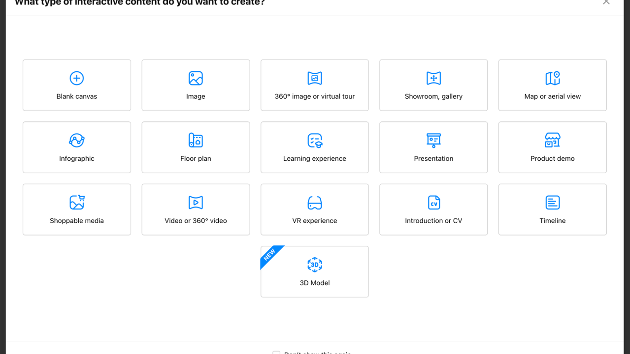 Create various types of interactive content