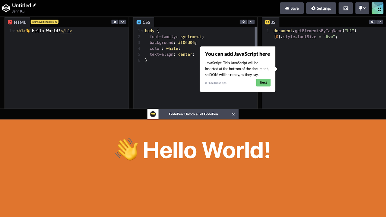 Codepen software