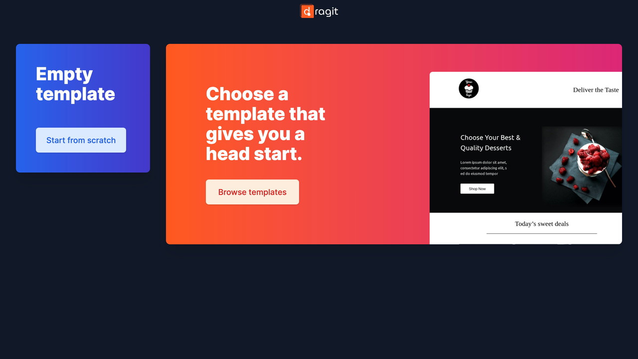 Dragit | Professional Drag & Drop Email Editor