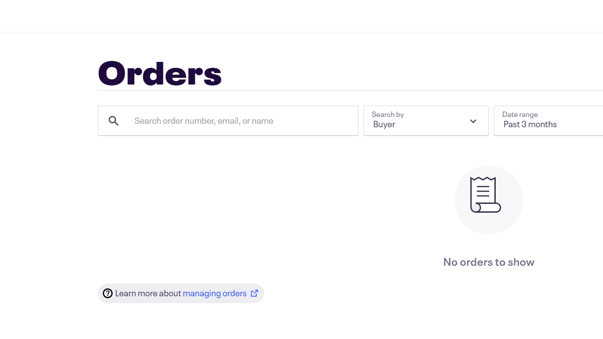 View orders