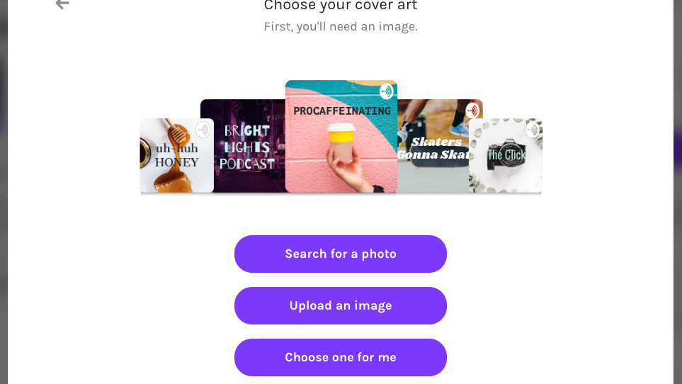 Create podcast cover art