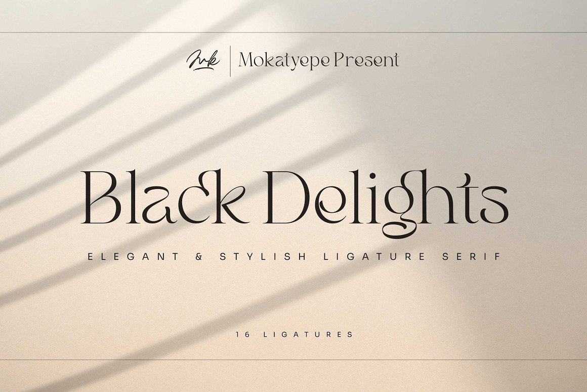 AppSumo Deal for Black Delights - Elegant Serif