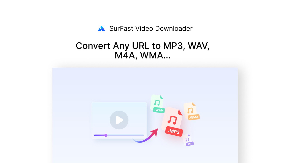 Convert video to audio