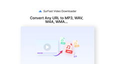 Convert any video URL to popular audio formats with SurFast Video Downloader thumbnail