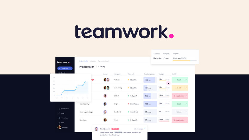 Teamworkls Teamwork - Manage client projects with ease | AppSumo