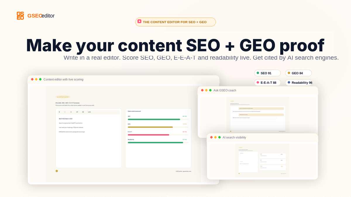 Build the authority for EEAT that Google rewards