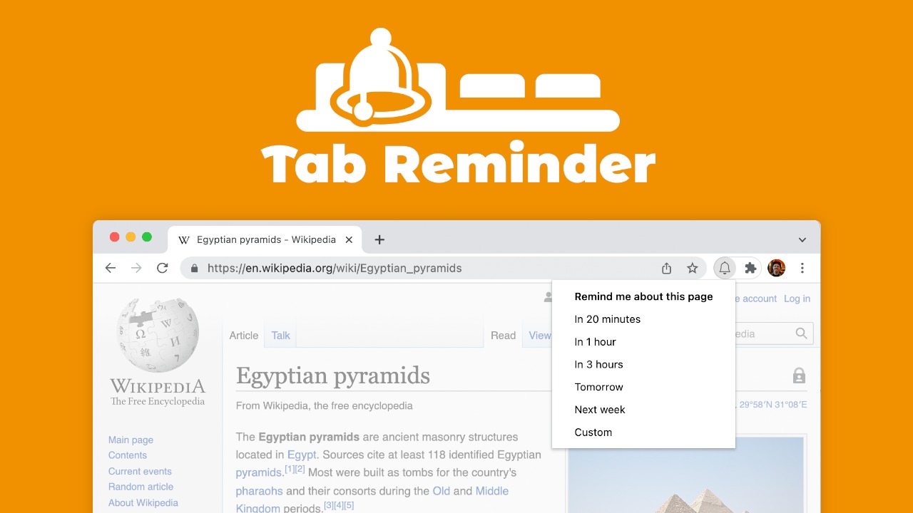 Chrome Tab Reminder AppSumo