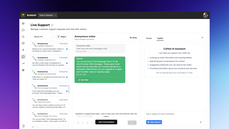 AI chatbot handles complex cases to human, where human agents can live-chat to customers thumbnail