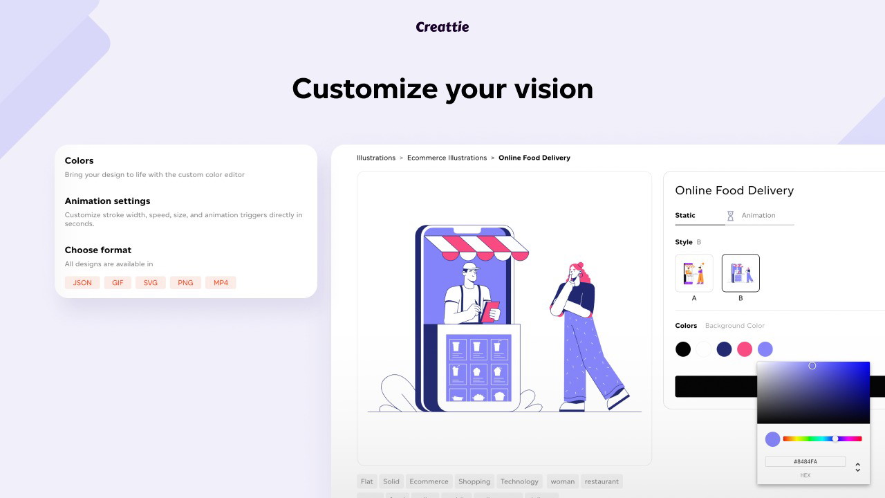 Creattie - Plus exclusive