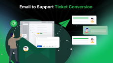 Automatically convert emails into tickets to keep everything organized. thumbnail