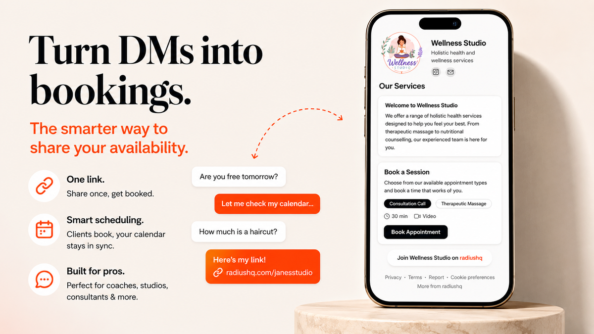 Let clients book in seconds