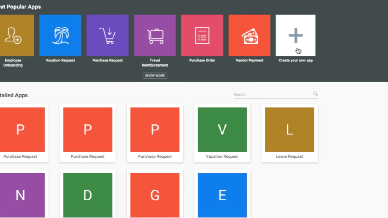 Create Apps with Kissflow