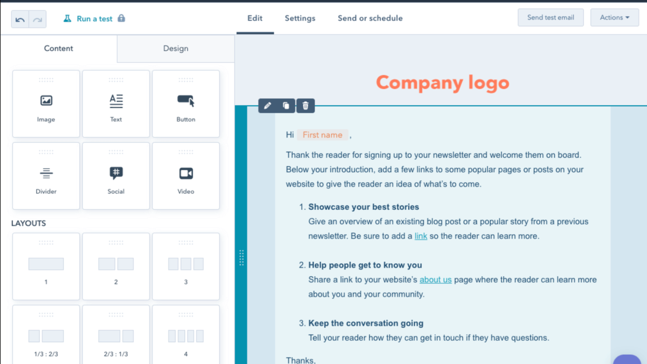 Send custom emails to subscribers