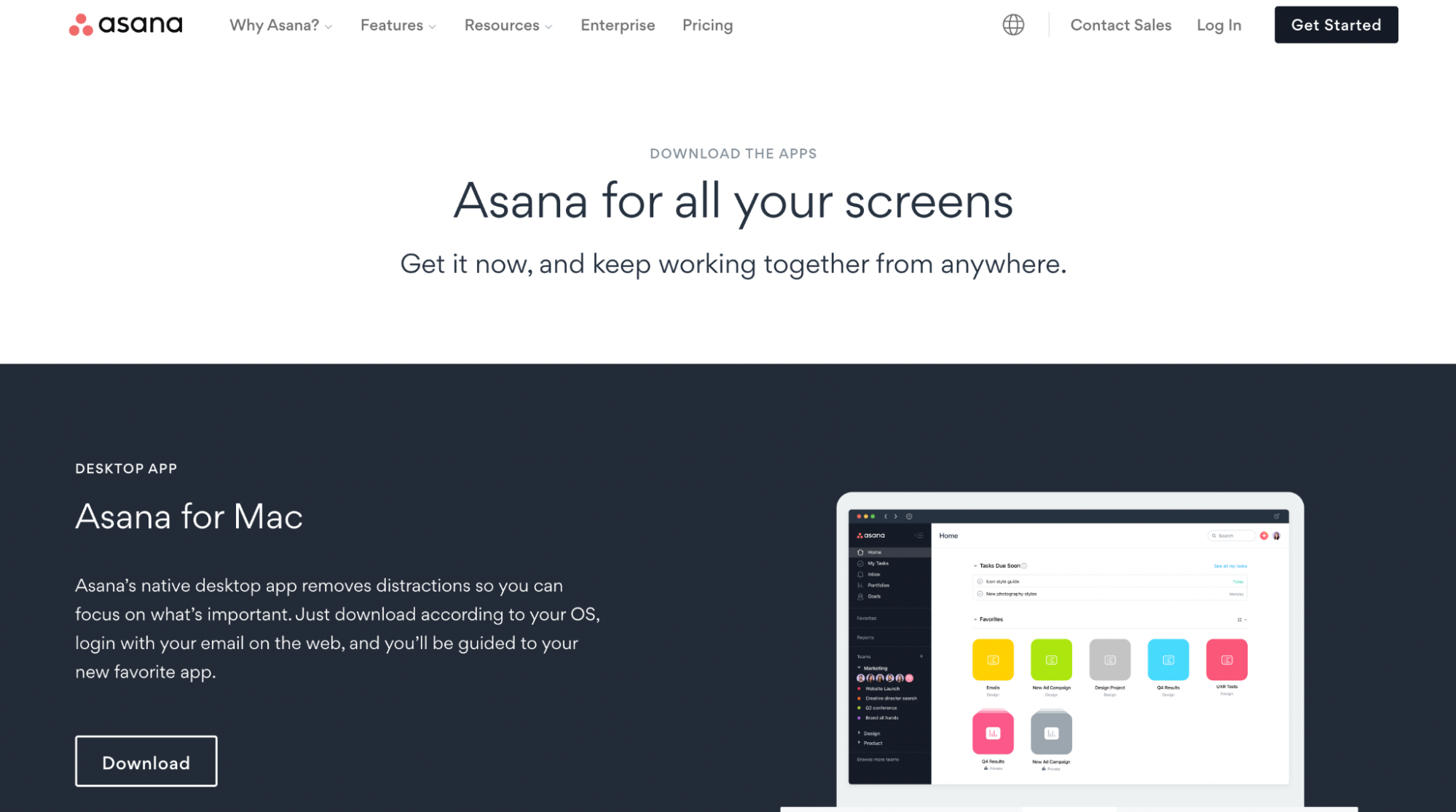 Asana apps
