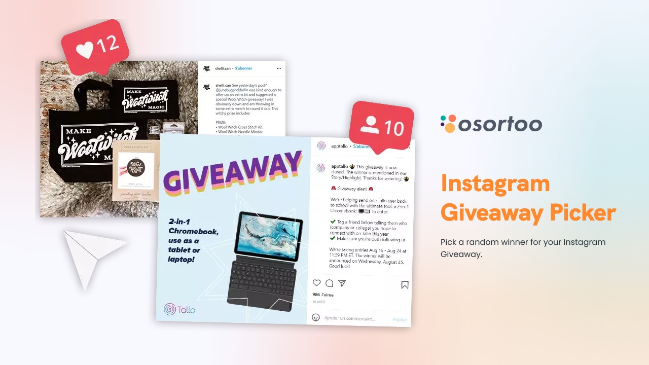 AppSumo Osortoo Lifetime Deal $49  Random Comment Picker For Facebook,  Instagram 