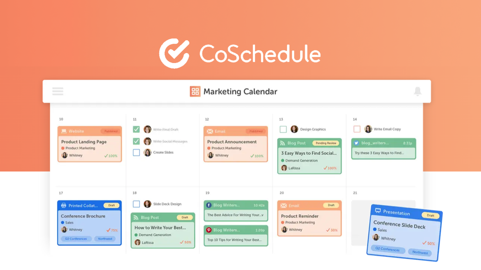 CoSchedule Organize Your Marketing In One Place AppSumo