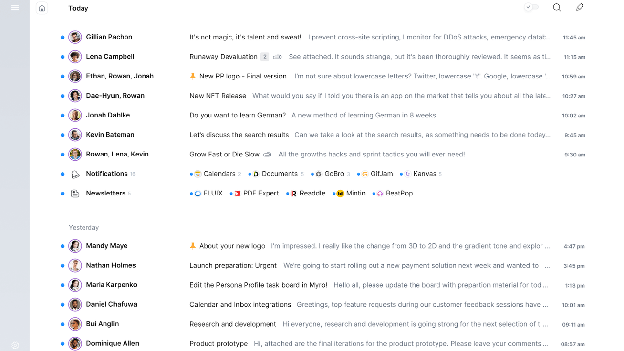 Spark Mail Smart Inbox