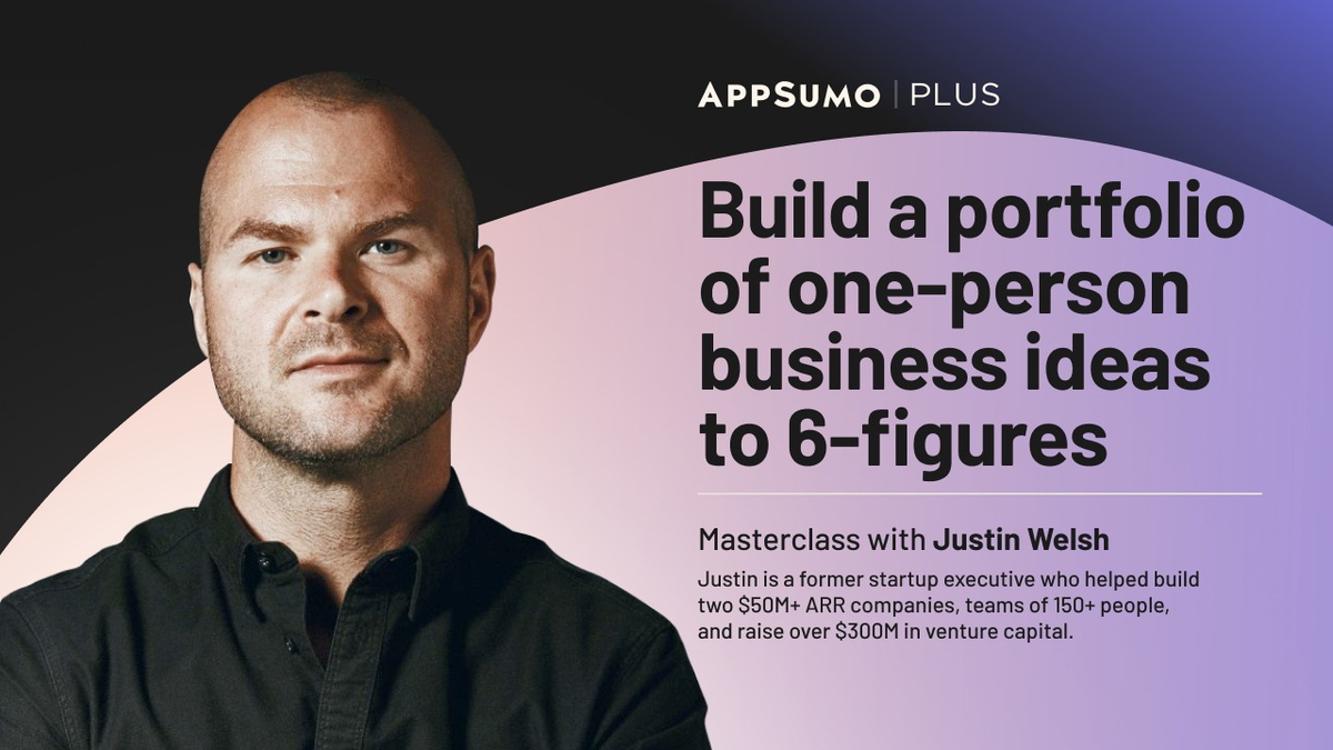 A Masterclass with Justin Welsh