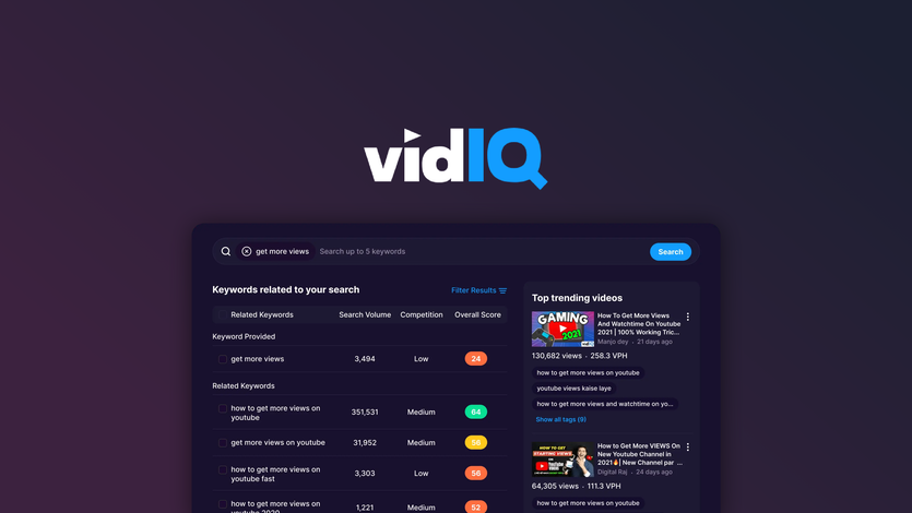 The best vidIQ alternatives