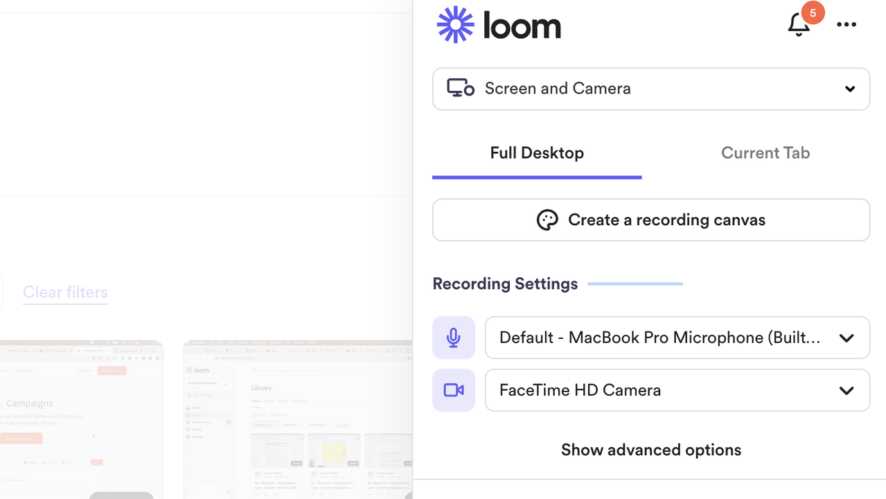 Loom Chrome Extension