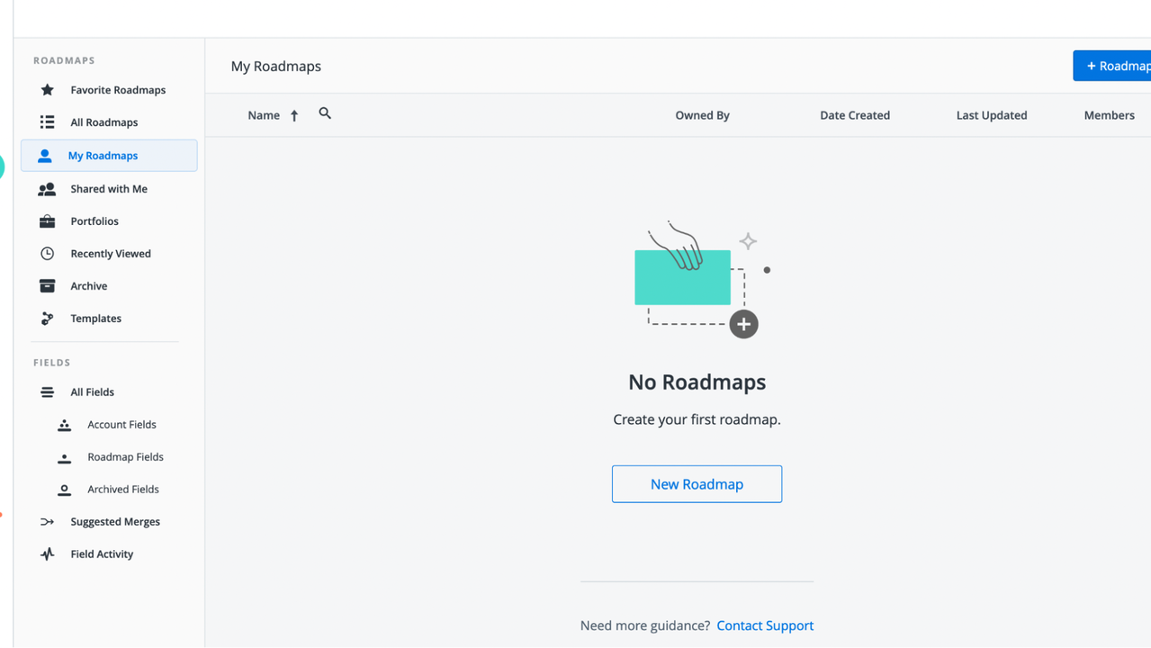 Create roadmap from scratch
