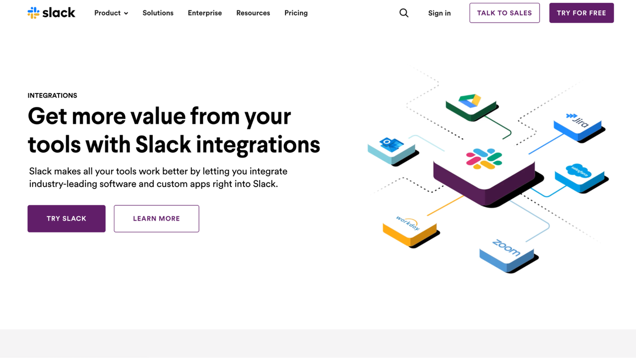 Integrate Slack with your favorite tool