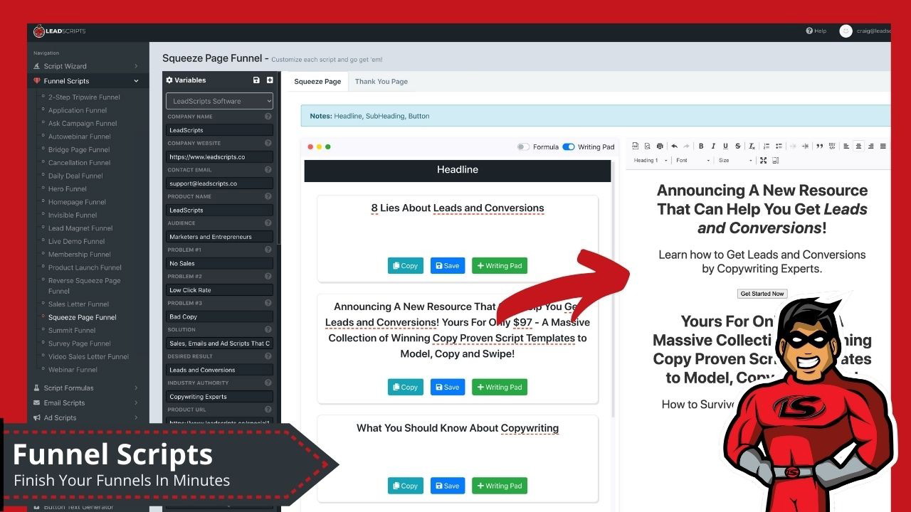 LeadScripts+ - Plus Exclusive