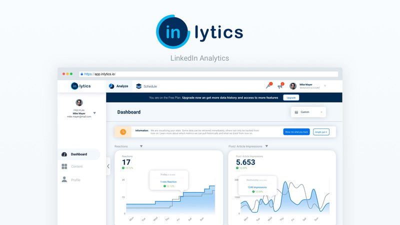 inlytics.io - LinkedIn Analytics Tool for Personal Profiles