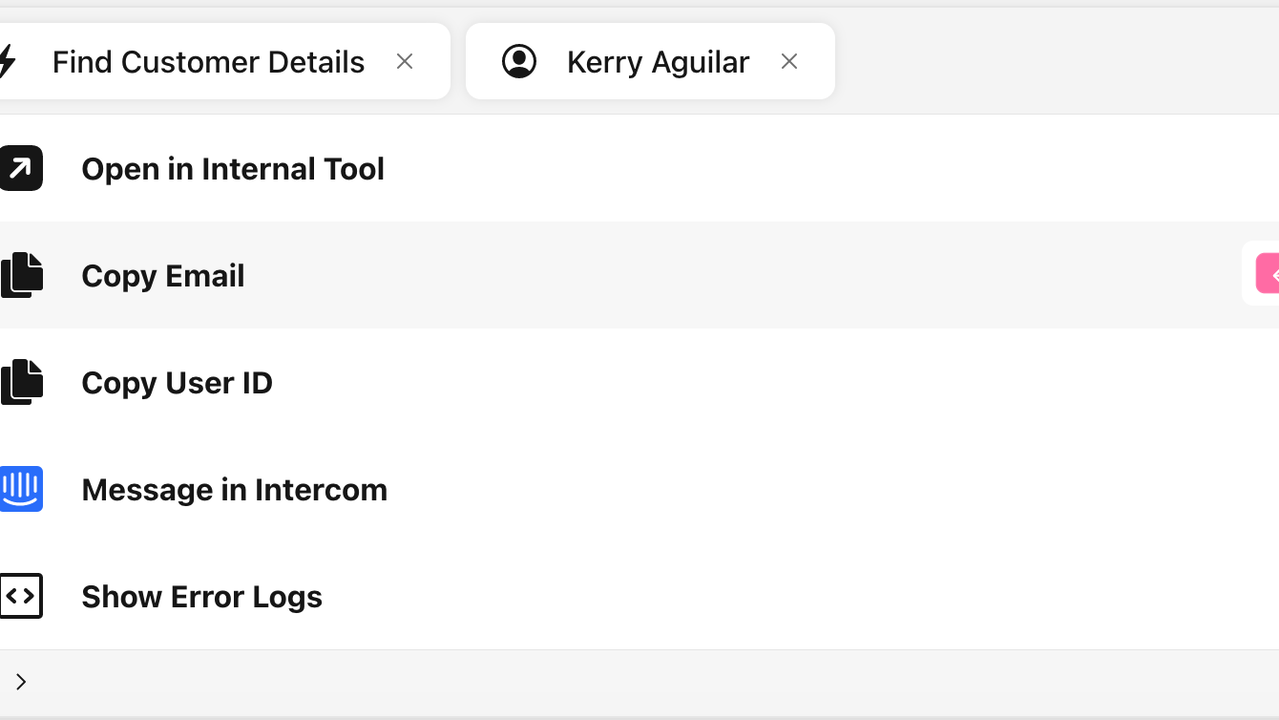 Find your customer details
