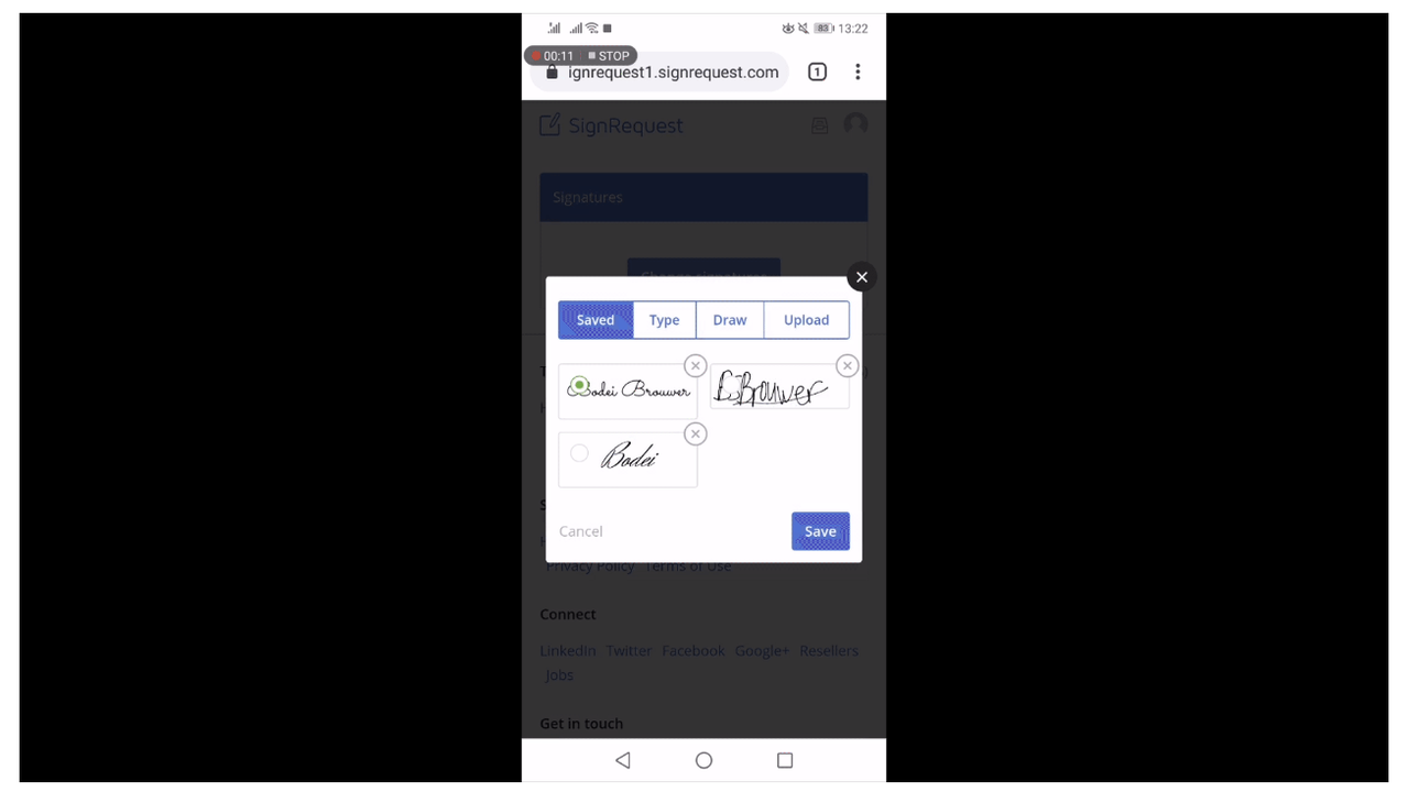 Create and sign documents with SignEasy
