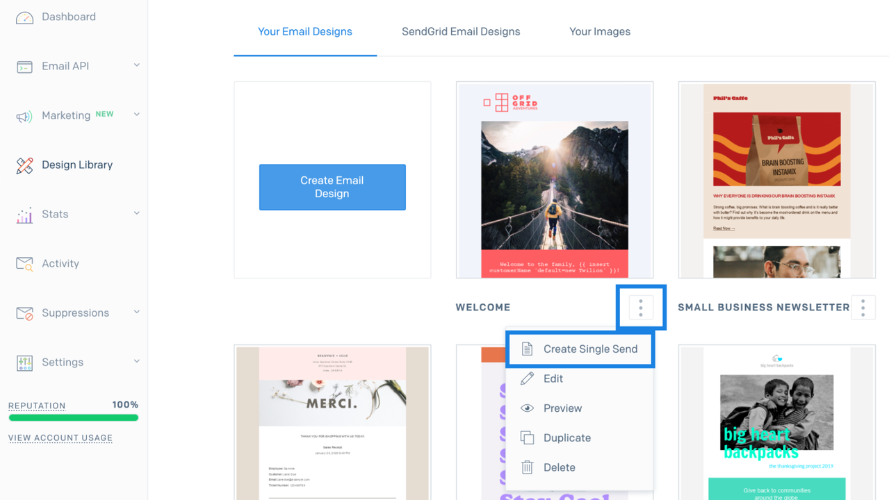 Browse templates