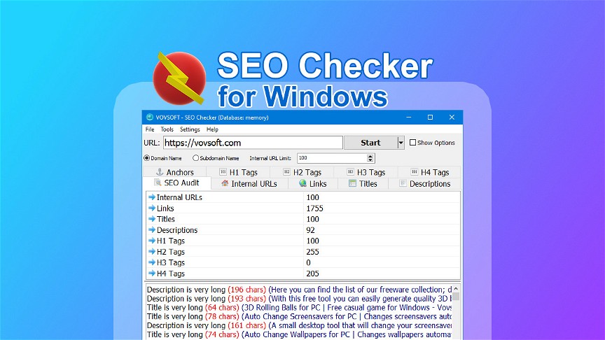 SEO Checker for Windows