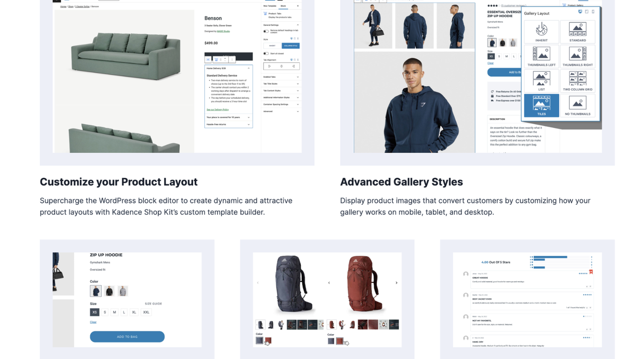 Create top-notch eCommerce product pages
