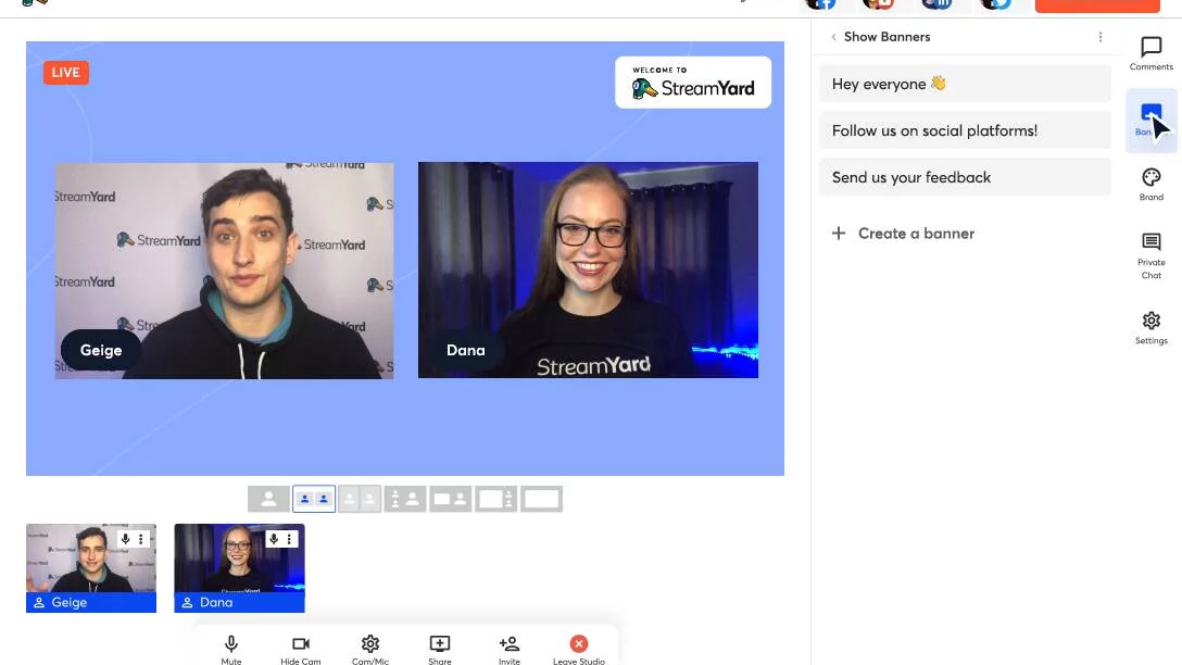 Live stream