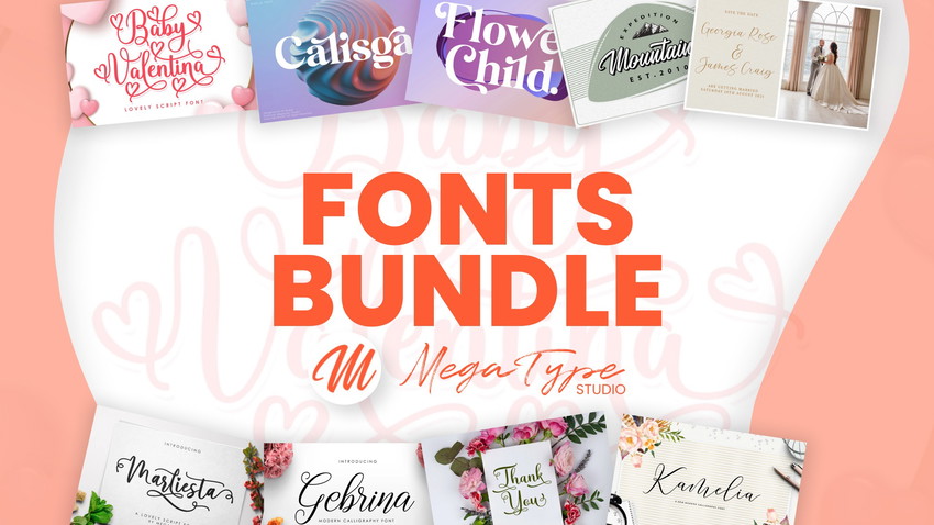 MegaType Studio Fonts Bundle