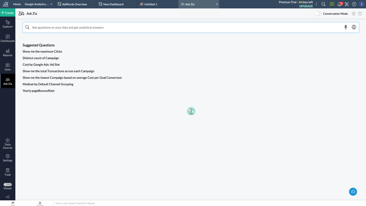 Use AI to quickly get answers about your data