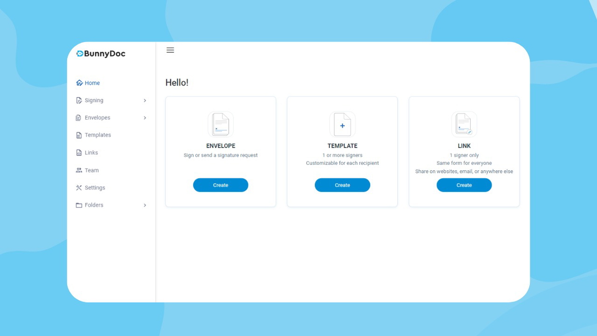 Sign or send a signature request in seconds!
