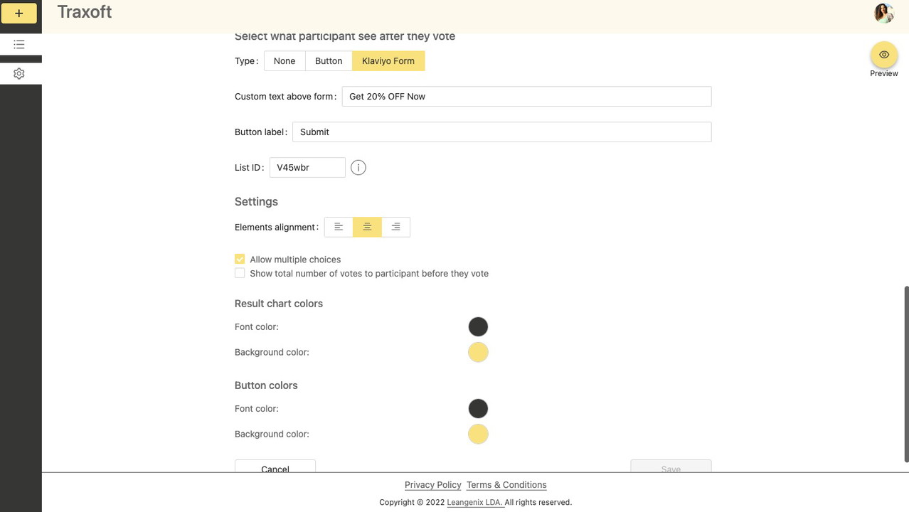 Traxoft - Image Voting Tool