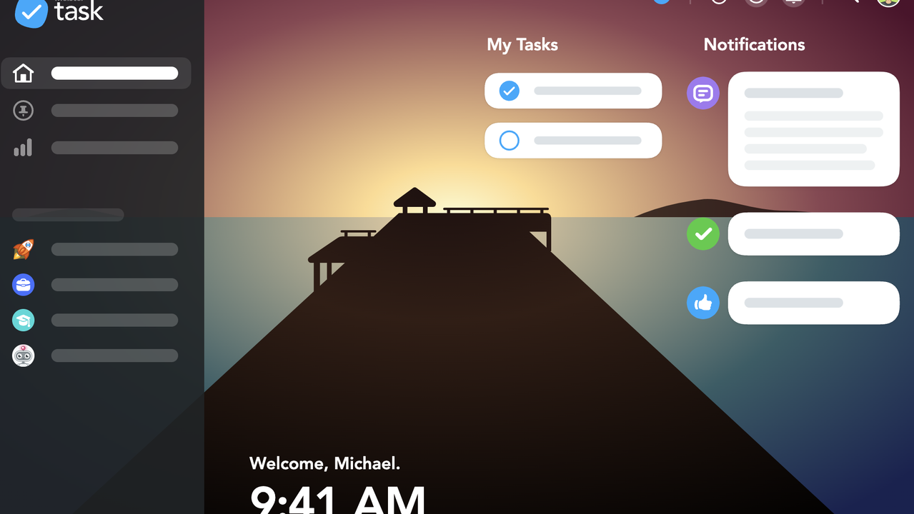 MeisterTask dashboard