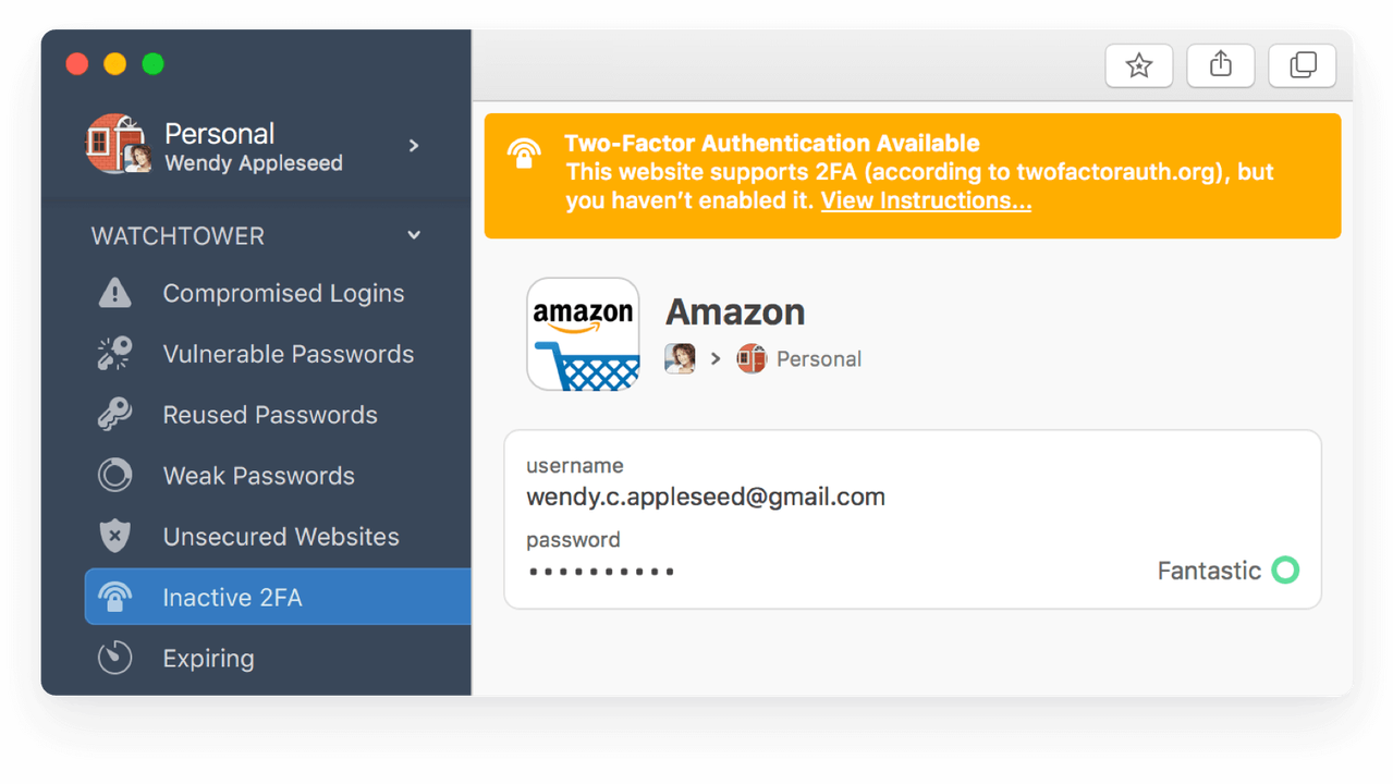 Two-factor authentication