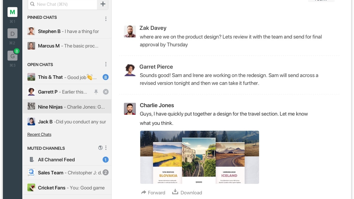Create private and personal messaging channels