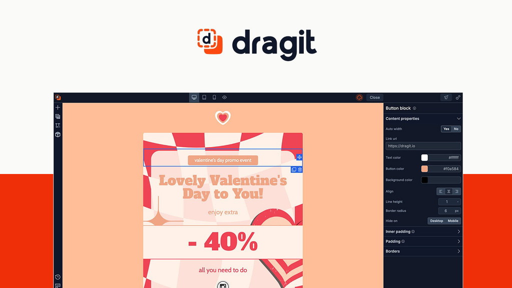 dragit - Email marketing tool with lifetime deal