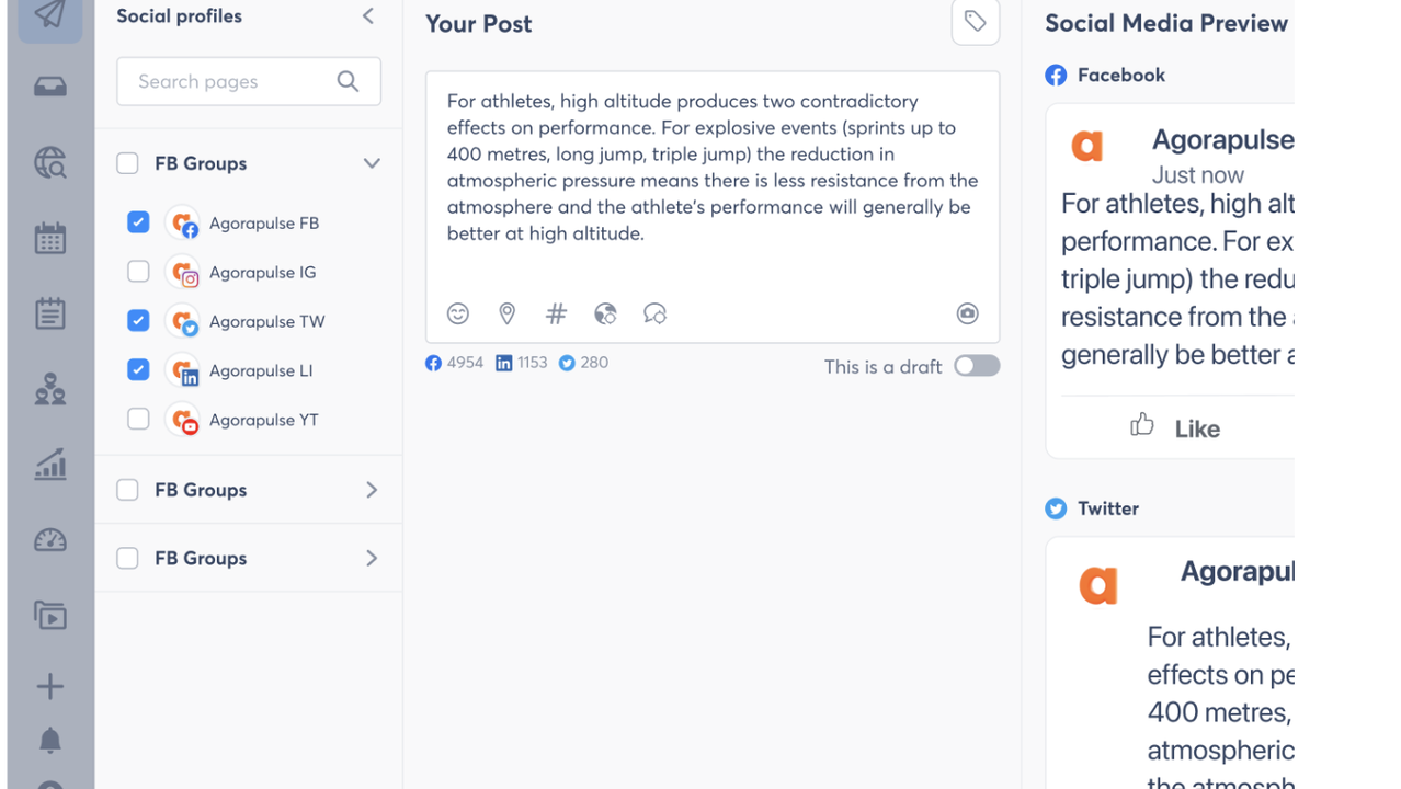 Plan content for your social channels