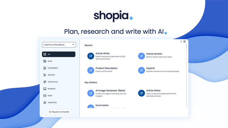 Shopia.ai - AI SEO Content Writer